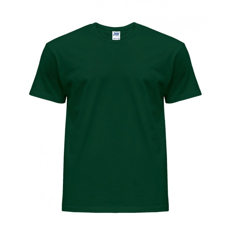  T-SHIRT Koszulka JHK TSRA 190 - zielony, BOTTLE GREEN Nasze Produkty